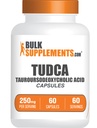 BulkSupplements.com Capsule TUDCA - Integratore TUDCA, Acido Tauroursodeoxycholic, TUDCA 250mg per Supporto Liver - Gluten Free, 1 Capsule per Serving, 60 Capsule (Pack of 1)