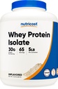 Isolato di proteine del siero di Nutricost (senza aroma) 5LBS