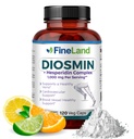 FineLand Diosmin & Hesperidin Complex, Premium Erweiterte Formel, 1000 mg, Blutfluss und Zirkulation Unterstützung, 120 Kapseln, 100% Vegan, Alle Natürlich