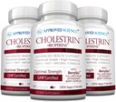 Genehmigte Wissenschaft Cholestrin - Lipid Level Support - Antioxidantien, Lecithin, Berberine HCL, Beeren, BioPerine - 60 Kapseln - Paket von 3