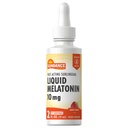 Sundance Melatonin 10mg Liquid | 2 Fluid Ounces | Berry Flavor | Fast Acting Sublingual Formula | Vegetarian, Non-GMO, and Gluten Free Supplement