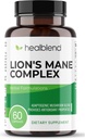 Pilz-Komplex-Extrakt mit Lion's Mane Fruchtkörper - 100% natürliche und effektive Energie Pillen - Gehirn, Fokus-Ergänzung, Stimuliert Stimmung und Kreativität - 60 Immununterstützung Kapseln
