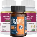 Probiotiques vaginaux + 100 milliards de probiotiques avec prébiotiques biologiques pour Gut Digestive & Immune Health Bundle – Total Wellness, Inside and Out!