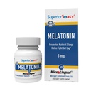 Überlegene Quelle Melatonin 3 mg - Gesunde Schlafunterstützung Ergänzung für Erwachsene - Melatonin-Formel mit Kamille hilft Entspannung und erholsamen Schlaf - 60 sublinguale Lösetabletten