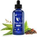 kin+kind Dog Ear Cleaner Solution – Organic Dog Ear Wash & Easy-to-Use Ohr Tropfen für Hunde – Cleans Wax, Dirt & Odor – Gentle Ear Cleaning w/Witch Hazel, Aloe Vera & Tea Tree Oil – Made in USA 4 fl oz