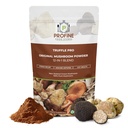 PROFINE Trüffel PRO Pilzpulver 12- in - 1 Super Blend mit schwarzem Trüffel und weißem Trüffel - USDA Organic - Supplement - Zu Kaffee/Tea/Smoothies - Ganze Pilze - keine Füllstoffe