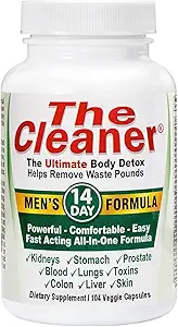 Centuryn Systems The Cleaner Detox, Komplette interne Reinigung Formel, Unterstützung Verdauungsgesundheit, Vegetarische Kapseln (Men 14 Tage)