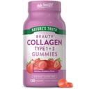 Nature's Truth Collagen Peptide Gummies for Women | 120 Count | Type 1 and 3 | Strawberry Flavor | Non-GMO & Gluten Free Supplement