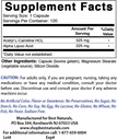 Best Naturals Acetyl L-Carnitin und Alpha Liponsäure 750 mg & Zink Gluconate 50mg