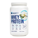 LeanFit WHEY Protein Natural Vanille – 100% Whey Protein Powder, 24g Protein Per Serving – Grass-Fed, Glutenfrei, Low Carb, BCAAs, Amino Acid – 23 Servietten, 1.83 Pound Tub
