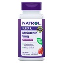 Natrol Melatonin 5 Mg, 250 Fast Dissolve Tabletten Erdbeergeschmack