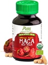 Andes Red maca Root Capsules - Female Health Supplement - Natural Energizer - USDA NOP Zertifiziert - Genitalisiert, Non GMO & Gluten Free - 100 Vegan Pillen (1500mg pro Servieren) - Made in Peru