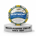 Rawleigh Medicated Ointment: 4.5 oz Blue Tin, Erwachsene & Kinder: Thematischer Chest Rub für Kälte, Nasal Congestion, Minor Aches and Pain, mit Camphor, Menthol & Eucalyptus, Non-Greasy Formula - Pack of 1