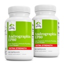 Terry Naturally Andrographis EP80 Extra Strength - Brain Health & Immune Support - Joint Health Support to Aid Mobility - Adaptogen Supplement for Energy & Liver Support - 60 Kapseln (Pack von 2)