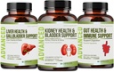 Kidney Cleanse Detox & Repair und Bladder Support-Kidney Support Supplement für Kidney Restore mit Chanca Piedra,Cranberry, Juniper Berries für Kidney Detox und Bladder Health.60 Day Supply