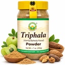 BASIC AYURVEDA Triphala Pulver 7.05 Oz (200g) | 100% Natürliche Ayurveda-Mischung von Amla, Haritaki & Bibhitaki | Unterstützt Verdauungsgesundheit, Detox & Wellness | Keine Zusatzstoffe | Vegan & Glutenfrei