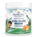 Nordic Naturals Zero Sugar Kids Multi Gummies, Orange Lemon - 120 Gummies - Great-Tasting Multivitamin for Ages 4+ - Supports Growth & Development - Non-GMO, Vegetarian - 30 Servings