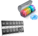 2 Pack Wöchentliche Pille Organizer 7 Tag 2 Mal pro Tag, Sukuos große tägliche Pillen Fälle für Pillen /Vitamin/Fish Oil/Supplements