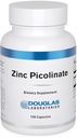 Douglas Laboratories Zink Picolinat - 50 mg Zink - Für Immunsystem, Antioxidantien & Haut - Trace Mineral Supplement - 100 Kapseln