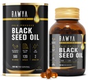 RAWYA Black Seed Oil Softgel Capsules - Halal, Premium Cold-Pressed Nigella Sativa, Non-GMO, 500mg per Capsule - 120 Count