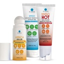 DMSO HOT & Arnica Recovery Bundle – 99.9% Pure Pharmaceutical Grade DMSO | Warming Roll-On, Fast-Absorbing Gel & Arnica Roll-On | Made in USA