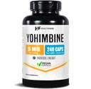 Healthfare Yohimbine HCL 5mg | 240 Vegane Kapseln | Maximum Strength Formula | Vegan, Non-GMO, Glutenfrei | Made in USA