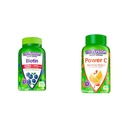 Vitafusion extra Stärke Biotin Gummy Vitamine & Power C Vitamin C Gummi für Immununterstützung, Orange Flavored, 282 mg Vitamin C, Amerikas Nummer 1 Gummy Vitamin Brand, 50 Tage Versorgung, 150 Count