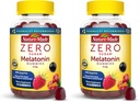 Nature Made Zero Sugar Melatonin 5mg Schlafgummis für Erwachsene Extra-Stärke, 100% Drug & Aspartame Free, 70 Sugar-Free Melatonin Gummies, 70 Day Supply, (Paket von 2)