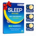 Sleep Patch, Plant-Based & Vegan Support for Women & Men, All Natural Sleep Patches, 60 Easy-to-Apply Patches