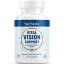 Vital Vision Support – Eye Health Supplement with Vitamin A, Lutein, Beta Carotene & Antioxidants – Eye Vitamins Support Hydration & Oxidative Stress -30 Days Serving