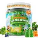 Liposomal Sulforaphane Gummies from Organic Broccoli Sprouts with Superfood, Beta Glucans, Myrosinase, White Mustard For Kids 4+ & Adults Immune, Brain, Cell, Antioxidants, Vegan, Sugar Free, 120cts