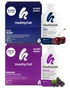 Healthycell REM Schlafhilfe Ergänzung + Immun Super Boost Supplement Bundle