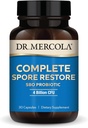 Dr. Mercola Complete Spore Restore, 30 Servierungen (30 Kapseln), SBO Probiotic, 4 Billion CFU, Nahrungsergänzung, Unterstützt gesunde Immunfunktion, Non-GMO
