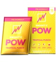 EBOOST POW Natural Pre Workout Powder - 15 Pakete, Tropical Punch - Preworkout Energy Booster Gym Supplement Getränke Mix für Männer und Frauen - Performance, Joint Mobility Support - Gluten-Free