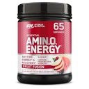 Optimum Nutrition Amino Energy - Pre Workout mit grünem Tee, BCAA, Aminosäuren, Keto Friendly, Green Coffee Extract, Energy Powder - Fruit Fusion, 65 Portionen (Packaging May Vary)