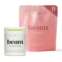 Beam Glow & Creatine Bundle, Hormon Balance, Energie & Muskel-Unterstützung für Frauen, Haar, Haut, Nägel, Hydration, Vegan, Kein Zucker, Dritte getestet