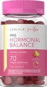 Carlyle Hormonal Balance für Frauen & PMS Ergänzung | 70 Gummies | Vitamin Complex | mit Eisen | Vegan, Non-GMO, Gluten Free | für Sie