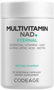 Codeage Multivitamin NAD Supplement - NAD+ Energy & Healthy Aging Support - Vitamin D3 K2, P5P, Methylated B12, Alpha Lipoic Acid, Folate, Riboflavin, Biotin, B Complex Pills - Non-GMO - 30 Capsules