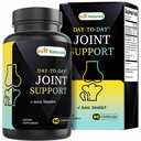 Best Naturals Day-to-Day Joint Support 90 Veg Capsules - Made with Vitmain D, K2, Calcium, Potassium, Turmeric, Glucosamine, Chondroitin, MSM