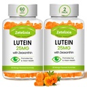 Lutein Gummies 25mg - Augen Vitamine Lutein & Zeaxanthin Augengesundheit Nahrungsergänzungsmittel für Erwachsene,Sugar Free Eye Health Gummies Supplement - Support Vision,Macular,Blue Light Filtering (120 Count)