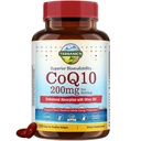 Terranics CoQ10 200mg, Coenzym Q10 Ergänzung mit extra nativem Olivenöl für verbesserte Absorption, Made in USA, unterstützt Herzgesundheit, Antioxidantienschutz, Energieproduktion, Non-GMO, 120 Softgels