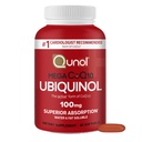 Qunol Ubiquinol CoQ10 100mg Softgels, Qunol Mega Ubiquinol 100mg - Überlegene Absorption - Aktive Form von Coenzym Q10 für Herzgesundheit - 2 Monate Versorgung - 60 Zähler