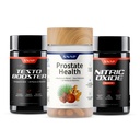 Snap Supplements Big Boy Bundle, Includes Prostate Health with Saw Palmetto for Men, Testo Booster for Men & Nitric Oxide Booster, 90 Capsules Each
