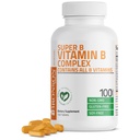 Bronson Vitamin B Komplex (Vitamin B1, B2, B3, B6, B9 - Folsäure, B12), 100 Tabletten