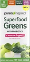 Rein inspirierte Greens Superfood Kapseln Superfood Greens Kapseln Vitamin C & Zink für Immununterstützung + Vitamin D 13 Früchte & Gemüse 100 Veggie Kapseln
