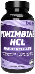 EAS Yohimbine HCL | Verbesserte Gewichtsabnahme und sportliche Leistung | Rapid Release Technology | Glutenfrei, nicht gentechnisch verändert, vegetarisch freundlich | 90 Kapseln
