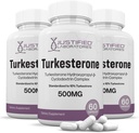 Justified Laboratories (3 Pack Turkesterone 500mg 10% Standardisiert Natürlich erhöhen Stamina Endurance Stärke 180 Kapseln