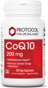 Protokoll CoQ10 200 mg - für Herzgesundheit* - Herzergänzungsmittel für Männer & Frauen* - Vegan & Non-GMO - 30 Veg Kapseln