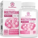 Liposomal Multivitamin für Frauen 1400MG - Womens Daily Multi Vitamins Supplements mit Eisen, Vitamin A, C, D, E und B Complex für Immune Health, Haare & Haut Unterstützung für Frauen 18+,60 Vegan Kapseln