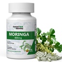 Moringa Capsules, Moringa Powder Organic 800mg, Moringa Pure Capsules, Natural Green Superfood Supplement, Non-GMO, 60 Counts